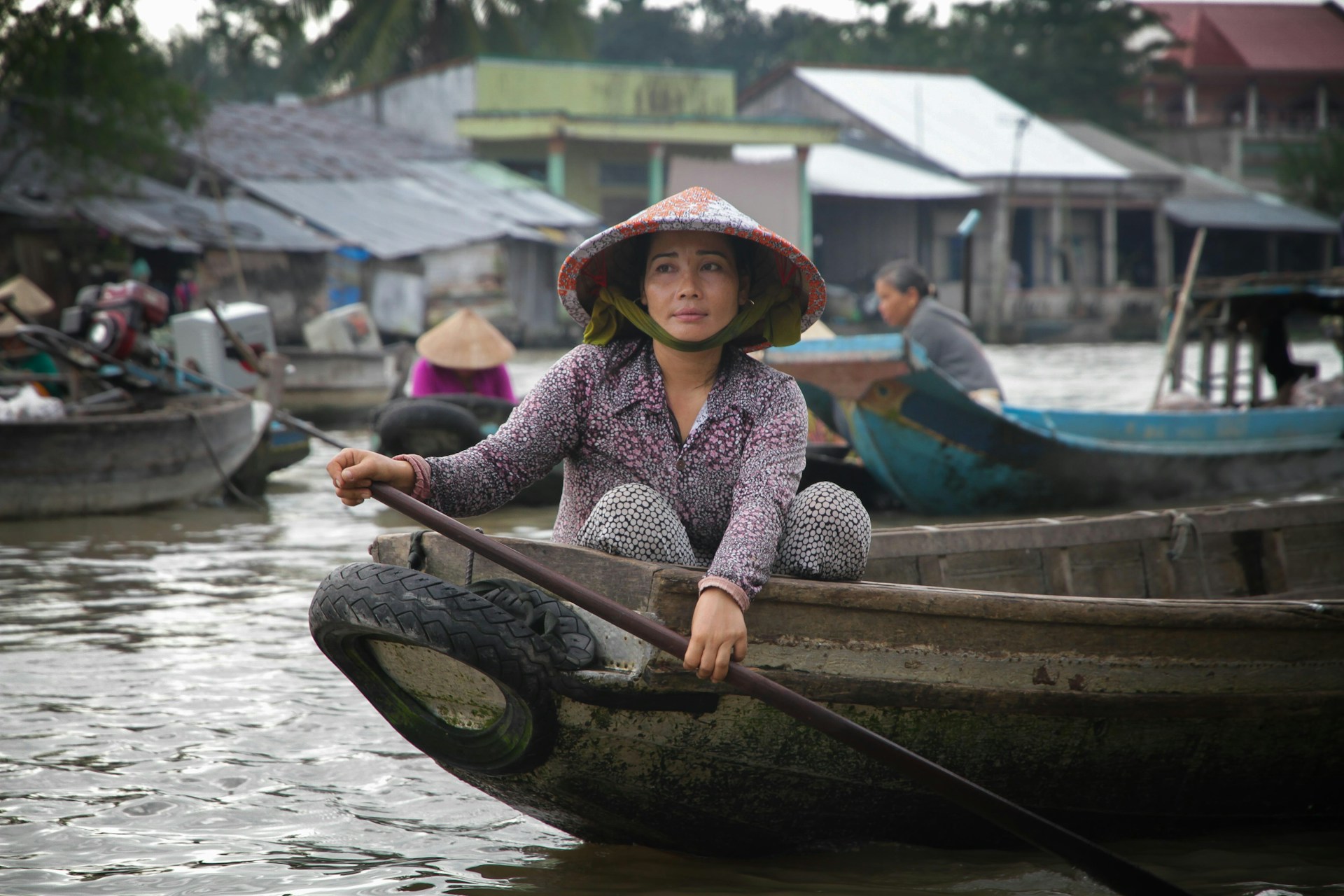 Woman on Boat