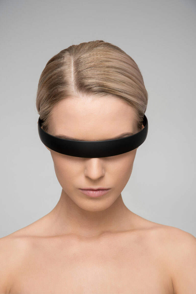Woman with AI