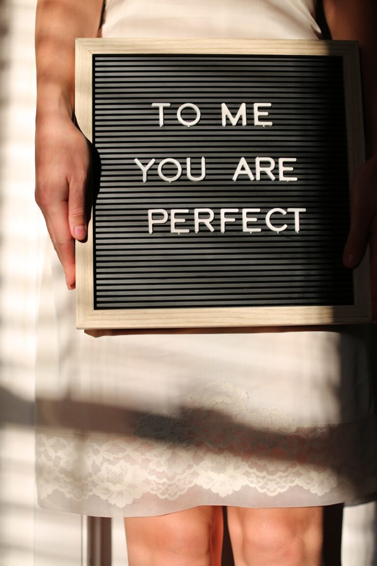 A person holding a sign
