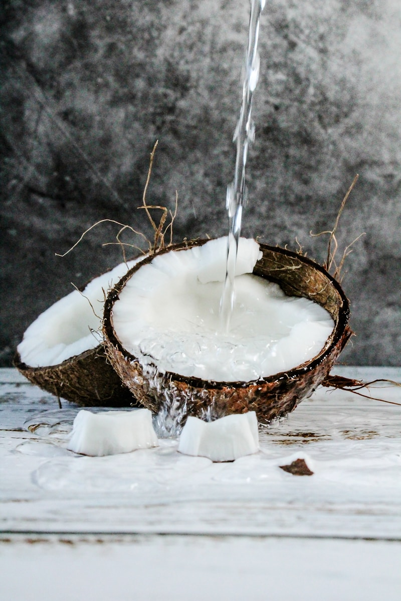 We can make candy using coconut milk.