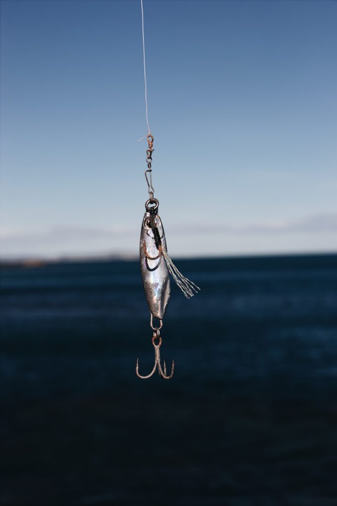 Gray fish lure